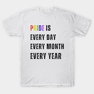 Pride Tshirt Rainbow design T-Shirt